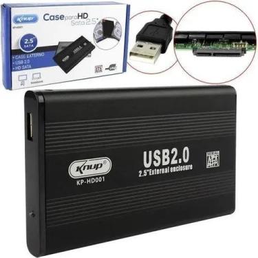 Imagem de Case HD PC Notebook 2.5 USB 2.0 - Knup