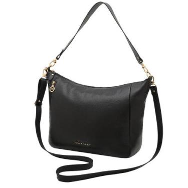 Imagem de Bolsa de Couro Mariart Lagos, Preto