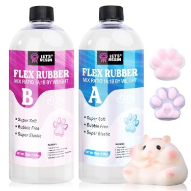 Imagem de LET'S RESIN Flex Rubber for Making Taba Squishy-Super Soft 60oz Silicon Mix for Squishy Maker, DIY, Custom Cat Paws & Stress Relief Gifts