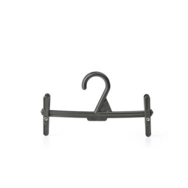 Imagem de Cabide bebê c/grampos 22 cm - 2028 - IOPLAST, Preto, 300 peças