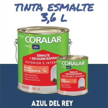 Imagem de Tinta Esmalte Sintético Coral Madeira e Metal 3,6 l e 900ml Coralar Ex