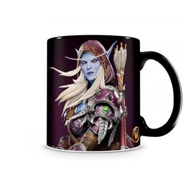 Imagem de Caneca World Of Warcraft Sylvanas I Preta 330 ml