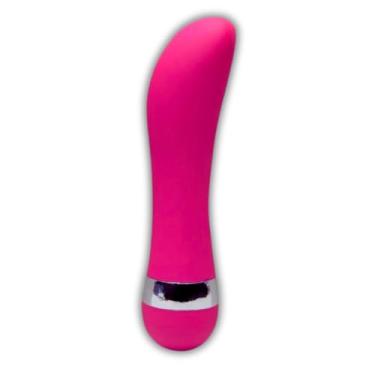 Imagem de Vibrador Ponto G Aveludado - Feminino G-Spot - Pequeno Discreto Suave - Sex Shop (Rosa)