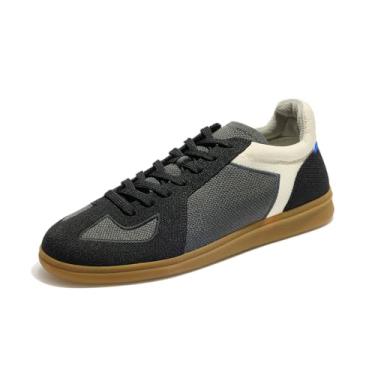 Imagem de Rothy's Tênis masculino casual da moda RS01, feito de garrafas de plástico reciclado e lavável na máquina, Obsidiana preta, 44