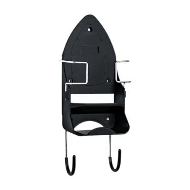 Imagem de WeiLaiKeQi Montagem da parede da placa de ferro da placa de ferro com ganchos Racker de ferro de ferro para a porta da lavanderia do armário doméstico da porta