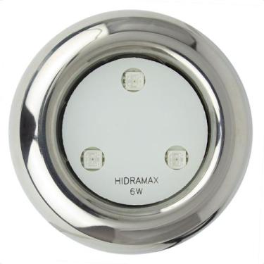 Imagem de Iluminação Piscina 1 Refletor Led 6w RGB Inox S - Hidramax