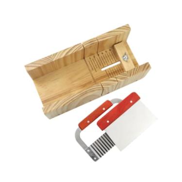 Imagem de Fancyes Caixa de sabonete de sabão de madeira de madeira cortador de sabonete ajustável Ferramenta de sabonete de sabonete Fazendo kits de sabão para fabricar