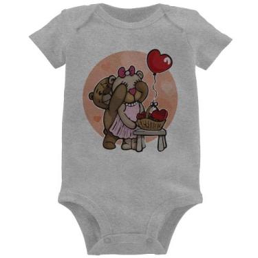 Imagem de Body Bebê Ursinhos Fofos - Foca na Moda, Cinza, M