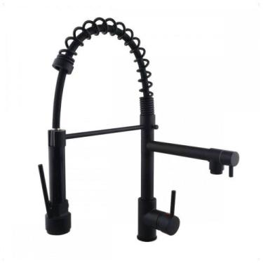 Imagem de Torneira Cozinha Gourmet Spray Duo 50cm Monocomando Preto - Mm House