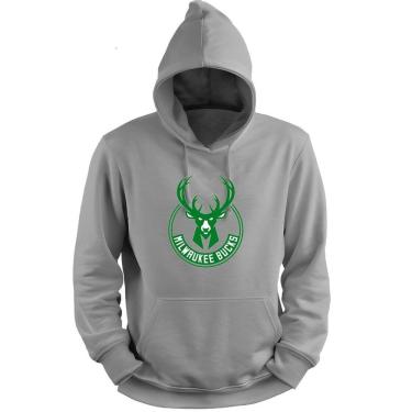 Imagem de Blusa Moletom Capuz Basquete Milwaukee Buck Giannis Basketball