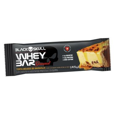 Imagem de BARRA DE PROTEÍNA GOURMET C/ COLOSTRO - 1 UN WHEY BAR GOURMET TORTA MOUSSE DE MARACUJÁ 45G - 1 UN
