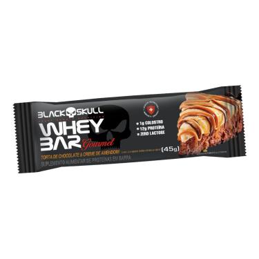 Imagem de BARRA DE PROTEÍNA GOURMET C/ COLOSTRO - 1 UN WHEY BAR GOURMET TORTA DE CHOC E AMENDOIM 45G - 1 UN