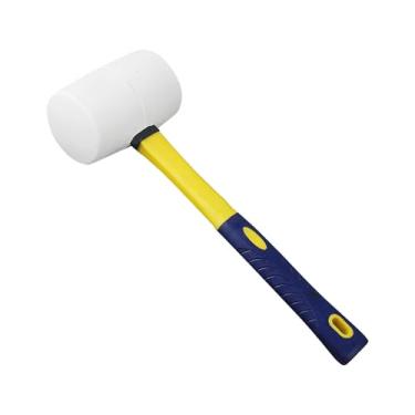 Imagem de Deevoka Martelo de borracha para piso com cabeça de nylon para instalação de ferramentas manuais, Hammerhead Dia 6.6cm