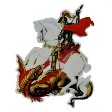 Imagem de Adesivo Vinil Impermeável São Jorge Tradicional - Lua Mística - 100% O