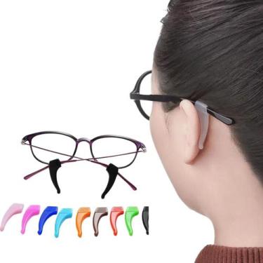Imagem de Kit 5 Pares Trava gancho de óculos prendedor de oculos suporte  - eMod