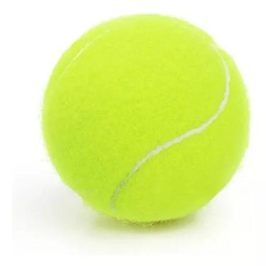 Imagem de Bola De Tênis Brasport - 1 Unidade - MBFit, Unico, Verde
