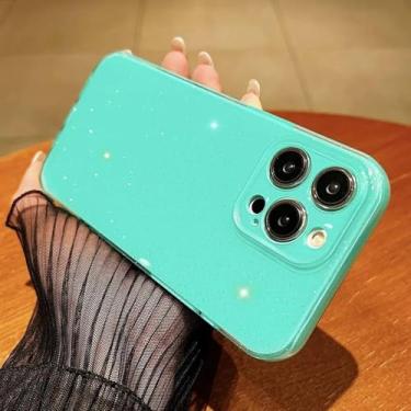 Imagem de HPQWN Para Samsung S25Plus Case Luxury Glitter Phone Cover Soft Silicone Shell (Para Samsung S25Plus/12)