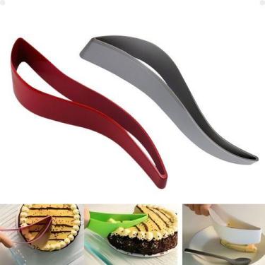 Imagem de Pegador Fatiador De Bolos Torta Cortador De Fatias Plástico - Clink