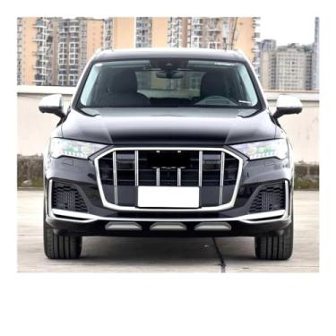 Imagem de Acessórios do carro auto grade dianteira inserção net anti-insetos poeira à prova de lixo capa interna malha protetora compatível para q7 2020-2023(For Q7 55TFSI 2023)