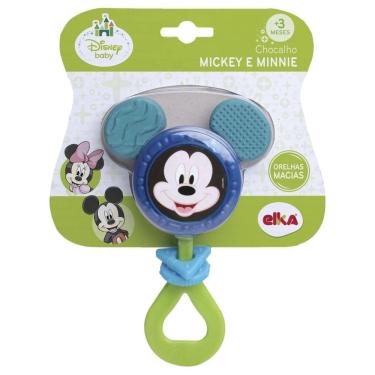 Imagem de Brinquedo Chocalho para Bebês Mickey - Elka