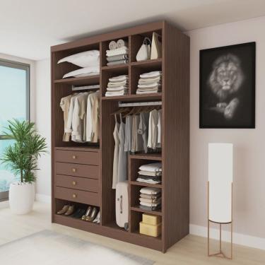 Imagem de Closet Casal sem Portas 4 Gavetas Eloá