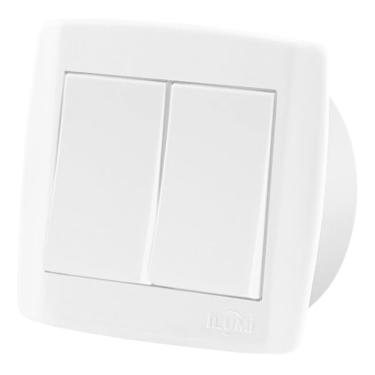 Imagem de Interruptor Simples Duplo Para Móveis Ilumi Slim