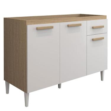 Imagem de Balcão de Pia Vitória 2000313 Atacama Off White - Aramóveis 