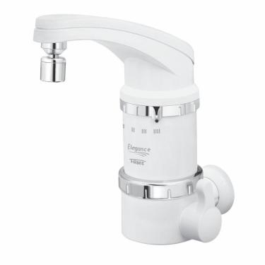 Imagem de Torneira Elétrica Fame Elegance para Parede 4800W, Branca - 110 Volts