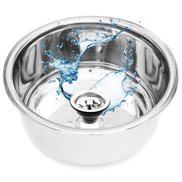 Imagem de 30x15 - Cuba Redonda de Inox para Consultórios Odontológicos