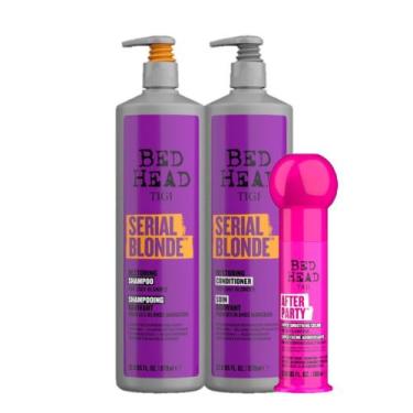 Imagem de Kit TIGI Bed Head Serial Blonde Trio Salon After Party (3 Produtos)