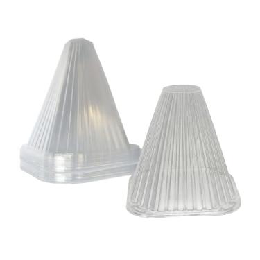 Imagem de Bothyi Cloches de jardim para plantas tampas de planta de sino de proteção à prova de vento ao ar livre contra a neve mini protetores de plantas de estufa, 20 Unidades, 15cmx15cmx4.5cm
