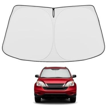 Imagem de Proadsy Para-brisa para Honda CRV 2023 2024 2025 2026 4 camadas protetor solar frontal dobrável 4 camadas blocos de viseira de sol raios UV mantém acessórios de refrigerador de carro
