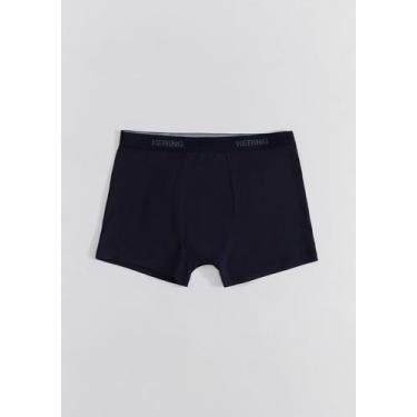 Imagem de Kit 2 Cuecas Boxer Em Malha Com Elástico - Hering, P, Multicolorido