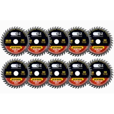 Imagem de Disco De Serra Circular Madeira 110mm 36 Dentes 10 Unidades - OZ