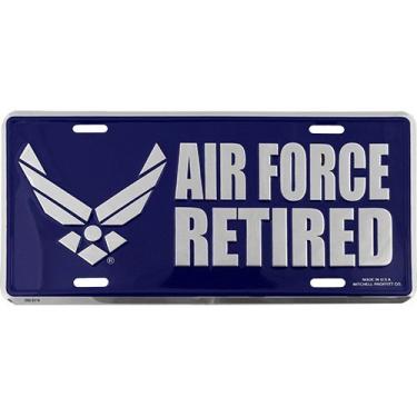 Imagem de U.S. Air Force Hap Arnold Wing Retired License PlateF