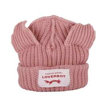 Imagem de Chapéu de Raposa Cinza Crochê - Gorro de Inverno para Mulheres - Estil