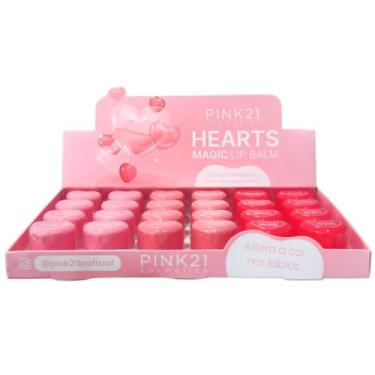 Imagem de PINK21 LIP BALM MAGIC CORACAO CS4611 24UN DISPLAY