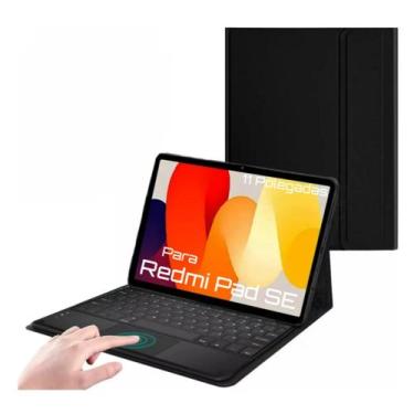 Imagem de Capa com Teclado TouchPad Magnética Para Tablet Redmi Pad Se 11 - Fam