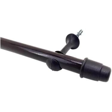 Imagem de Kit Varão Real Simples 19mm 3 Metros Imbuia - 19121 47 - COUSELO