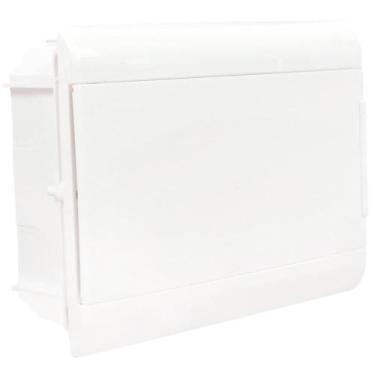 Imagem de Quadro de Distribuição de Embutir Porta Opaca 12 DIN - SCM12OBR - STEC