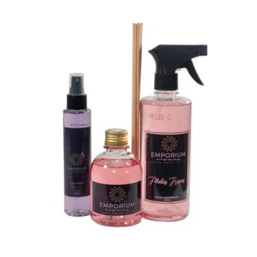 Imagem de Kit Aromatizador Completo Difusor Àgua Perfumada Home Spray AROMAS - E