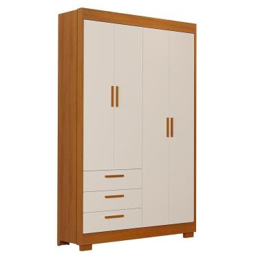 Imagem de Guarda Roupa Infantil Zaki 4 Portas e 3 Gavetas - Reller Móveis