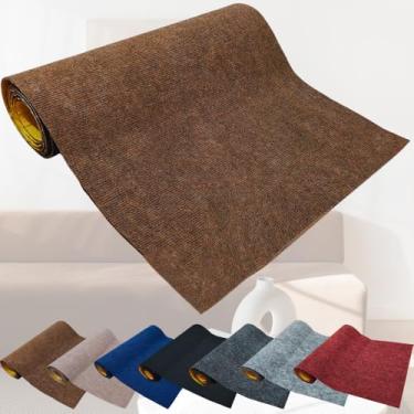 Imagem de Arranhador Adesivo Protetor - Carpete Premium (Marrom, Médio 50cm x 1 Metro)