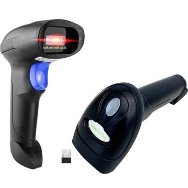 Imagem de Leitor de Código de Barras e QR Code 2D Sem Fio USB Bluetooth Compatív