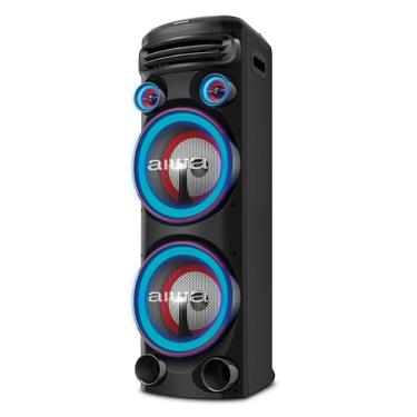 Imagem de Torre de Som AIWA T2W-01B 2200W 2Woofers10" BT RGB USB FM DJ TORRE DE SOM AWS-T2W-01 BIVOLT BLUETOOTH