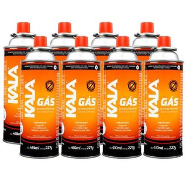 Imagem de Cartucho de Gás Refil 410ml Kala 8 Unidades