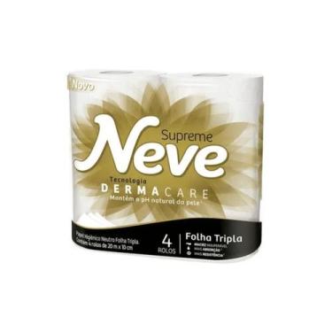 Imagem de Papel higienico neve c/4 rolos folha tripla 20mt supreme