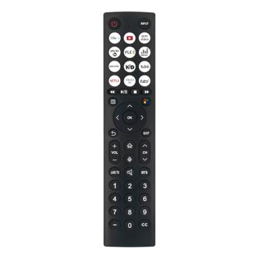 Imagem de ERF2B36H ERF2B36 Controle remoto de voz de substituição compatível com Hisense A6 Series Vidaa Smart TV 43A6GV 32A45GV 65A6GV 55A6GV 50A6GV 55A51HUV 40A45GV 43A45GV 58A6KV 50A6KV 55A6K V 65A6KV