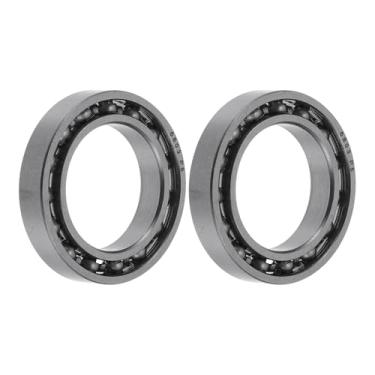 Imagem de ACROPIX 6803 Rolamentos rígidos de esferas 17 x 26 x 5 mm P5 rolamentos lubrificados tipo aberto 2 peças carro scooter skate roda universal tom prata