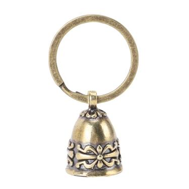 Imagem de Aqur2020 10 PCS Sinos de Cobre Puro, Sinos Decorativos de Natal Pequenos Artesanato Polido à Mão Com Pendurados Com Keyrings de Corda de 10m de Juta para Decoração